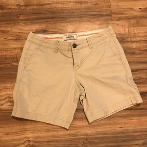 Bermuda Style Khaki Uniform Shorts